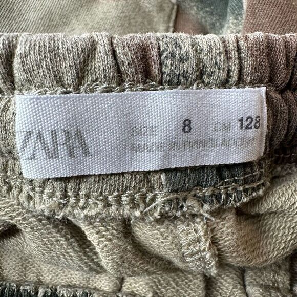 Zara Camo Jogger Sweats Size 8 - Picture 3 of 10